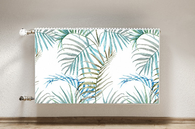 Magnetic radiator cover Tropical leaves