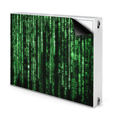 Magnetic radiator mat Green signs