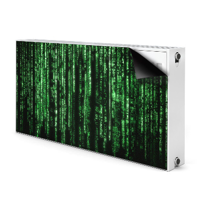 Magnetic radiator mat Green signs