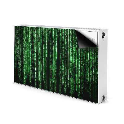 Magnetic radiator mat Green signs