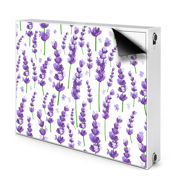 Printed radiator mat Lavender