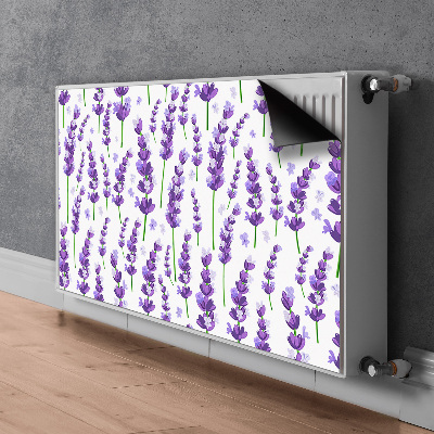 Printed radiator mat Lavender