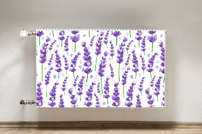 Printed radiator mat Lavender