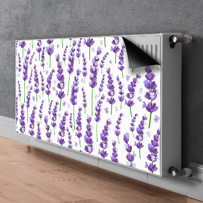 Printed radiator mat Lavender