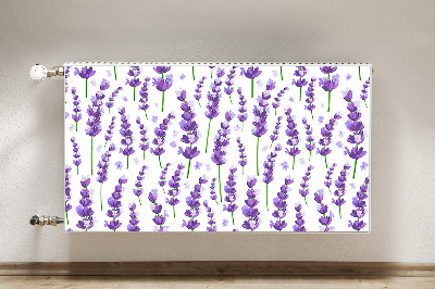 Printed radiator mat Lavender