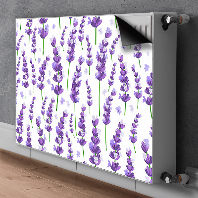 Printed radiator mat Lavender