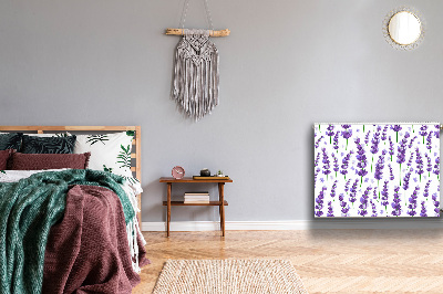 Printed radiator mat Lavender