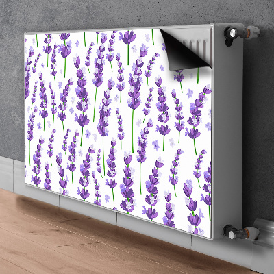 Printed radiator mat Lavender