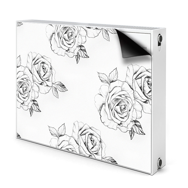 Magnetic radiator mat Roses