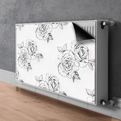 Magnetic radiator mat Roses