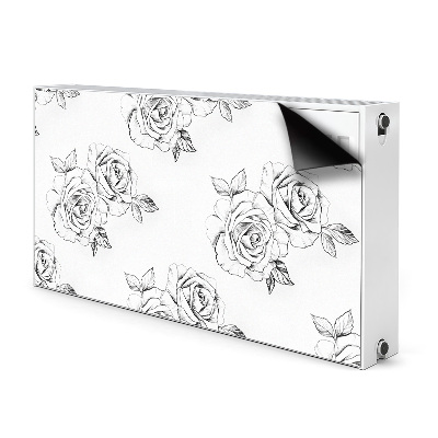 Magnetic radiator mat Roses