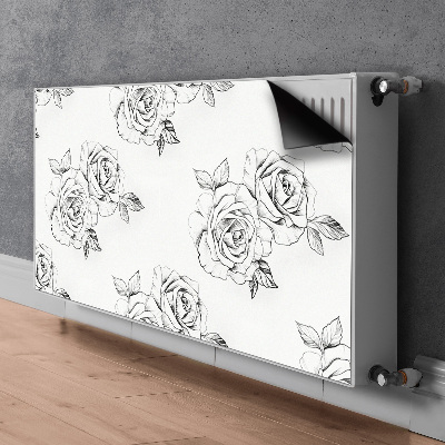 Magnetic radiator mat Roses