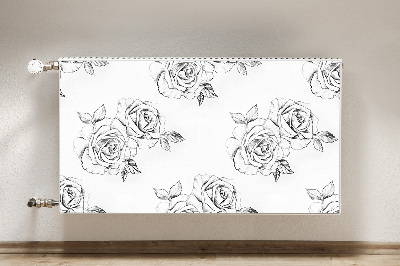 Magnetic radiator mat Roses