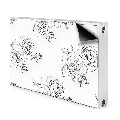 Magnetic radiator mat Roses