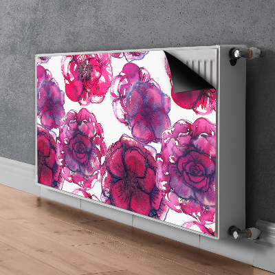 Radiator cover Red roses