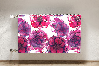 Radiator cover Red roses