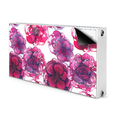 Radiator cover Red roses