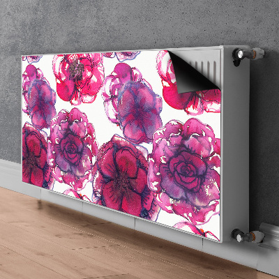 Radiator cover Red roses