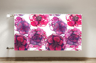 Radiator cover Red roses