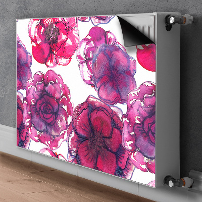 Radiator cover Red roses