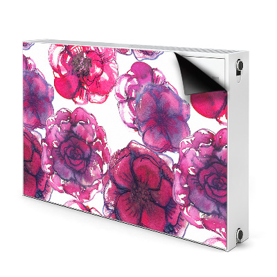 Radiator cover Red roses