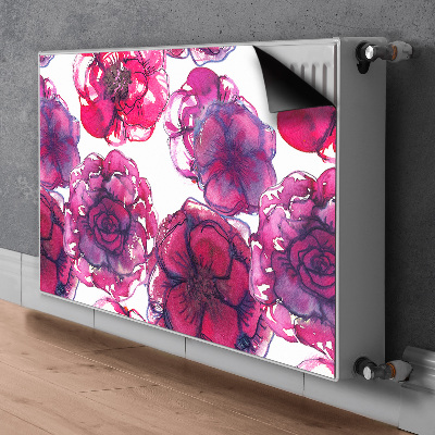 Radiator cover Red roses