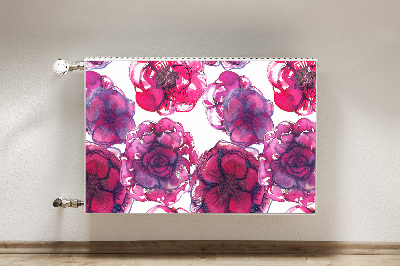 Radiator cover Red roses