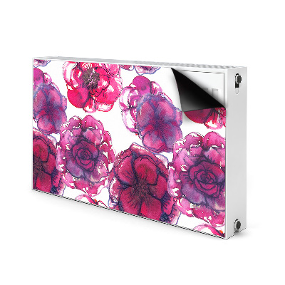 Radiator cover Red roses