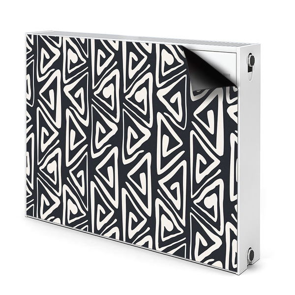 Magnetic radiator mat Geometric pattern