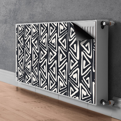 Magnetic radiator mat Geometric pattern