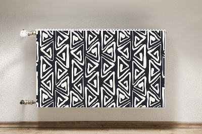 Magnetic radiator mat Geometric pattern