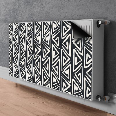 Magnetic radiator mat Geometric pattern