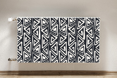 Magnetic radiator mat Geometric pattern