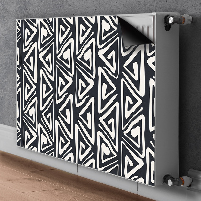 Magnetic radiator mat Geometric pattern