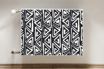 Magnetic radiator mat Geometric pattern