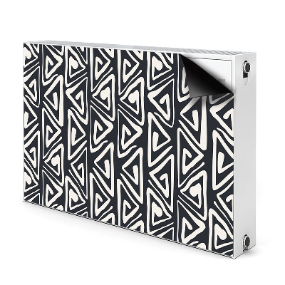 Magnetic radiator mat Geometric pattern