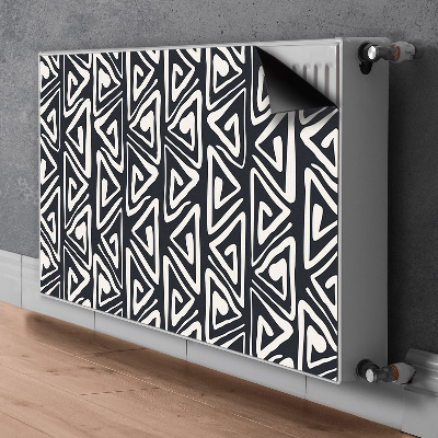 Magnetic radiator mat Geometric pattern