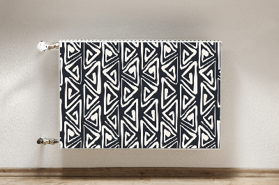 Magnetic radiator mat Geometric pattern