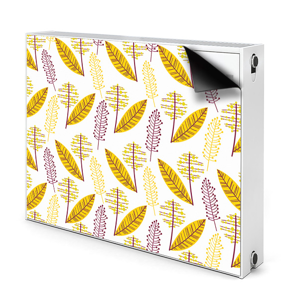 Decorative radiator cover Autumn leaves