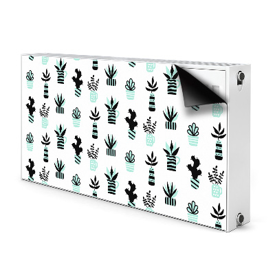 Decorative radiator cover Succulents