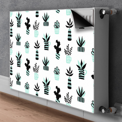 Decorative radiator cover Succulents