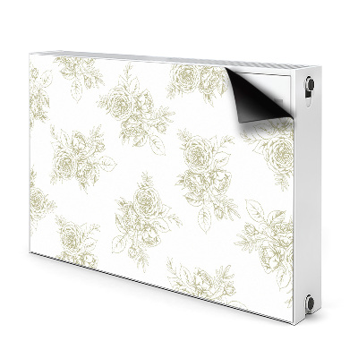 Magnetic radiator mat French style