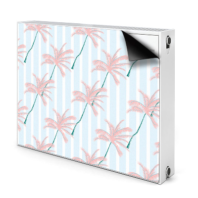 Magnetic radiator cover Palm leaves