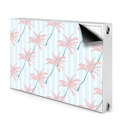 Magnetic radiator cover Palm leaves