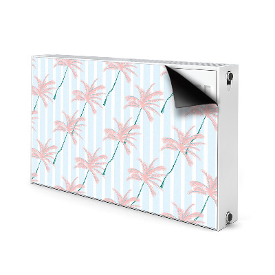 Magnetic radiator cover Palm leaves