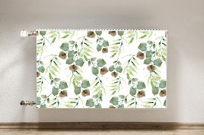 Decorative radiator cover Autumn leaves