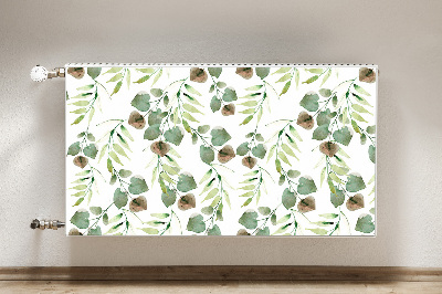 Decorative radiator cover Autumn leaves