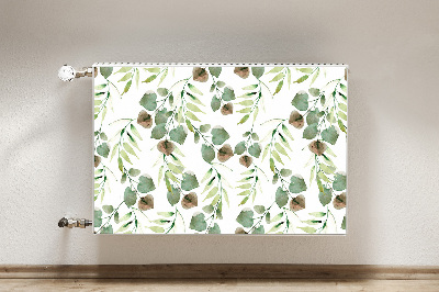 Decorative radiator cover Autumn leaves