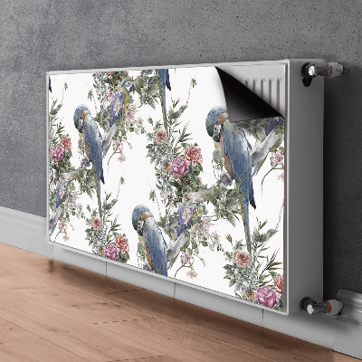 Decorative radiator mat Parrot