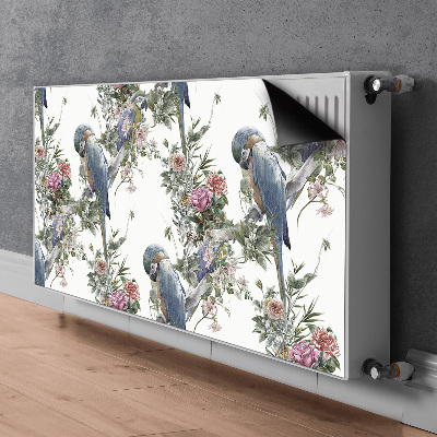 Decorative radiator mat Parrot